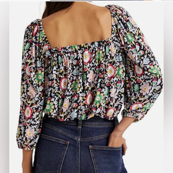 Boden Square Neck top Size 10 - Picture 2 of 9